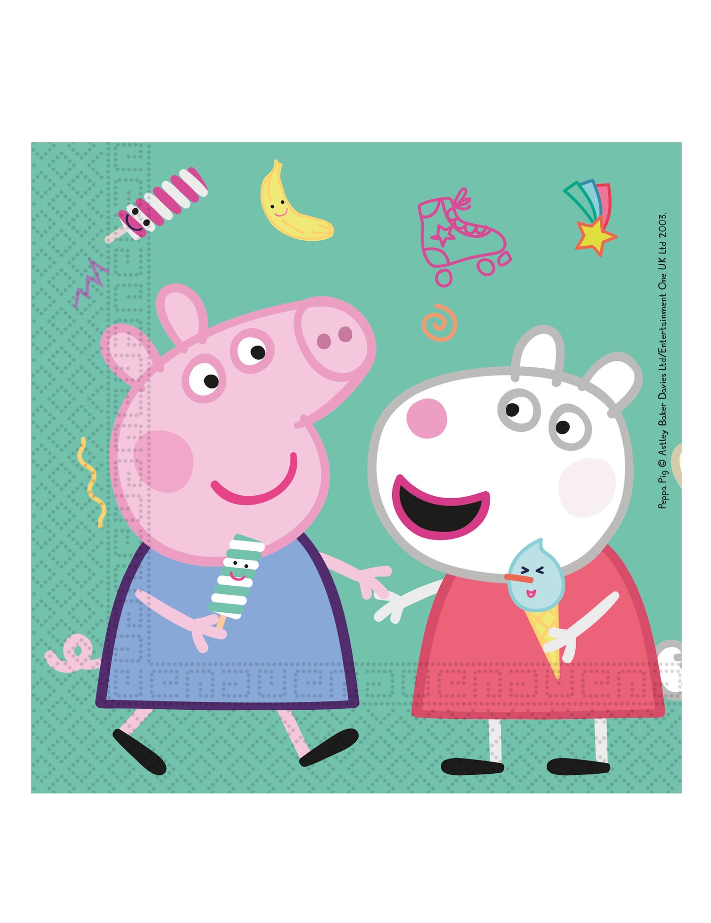 20 Serviettes en papier Peppa Pig 33 x 33cm