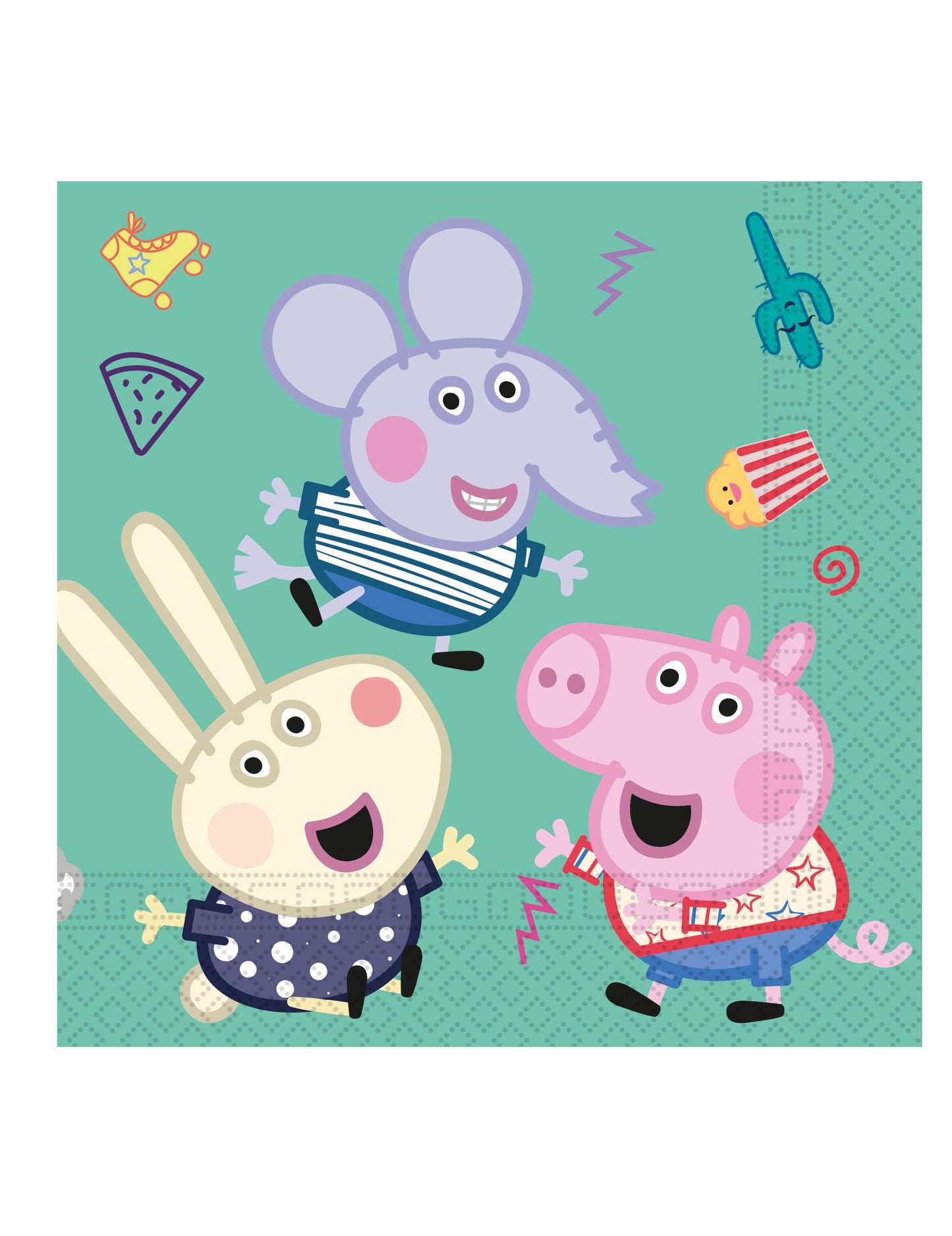 20 Serviettes en papier Peppa Pig 33 x 33cm