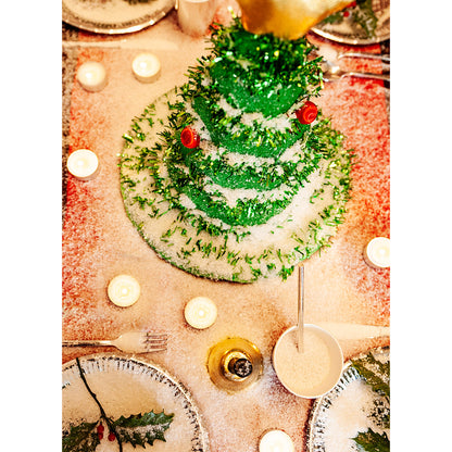 Assiettes Argentées Ondulées - Vaisselle Festive Réutilisable