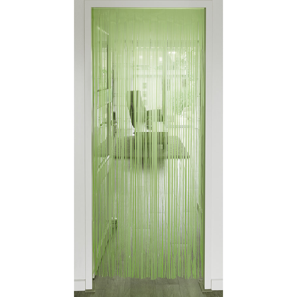Rideau Lamelles Vert Fluo UV Blacklight 2x1m