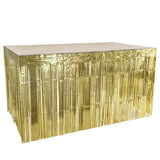 Jupe de Bar À Franges Dorées - Décoration Événement Fête