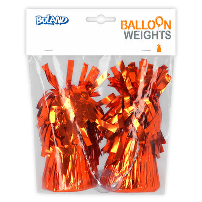 Poids Ballon Hélium Rouge Métallisé - Lot de 2