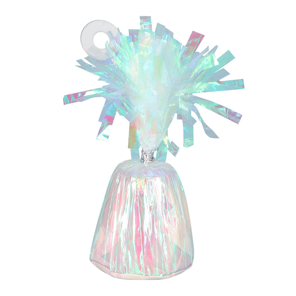 Poids à Ballons Holographique Iridescent Fête Paillettes