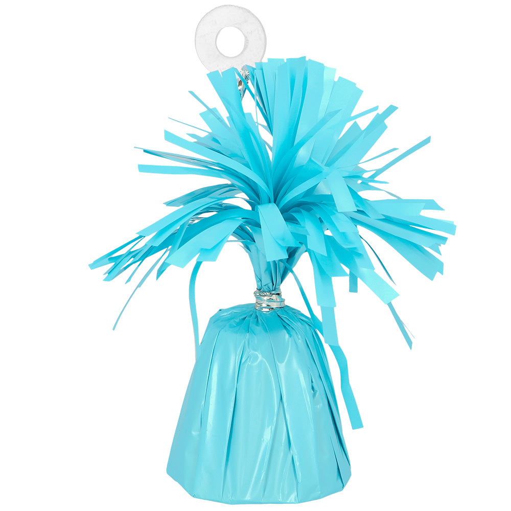 Poids de Ballon Turquoise avec Tassel - Décoration de Fête