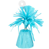Poids de Ballon Turquoise avec Tassel - Décoration de Fête