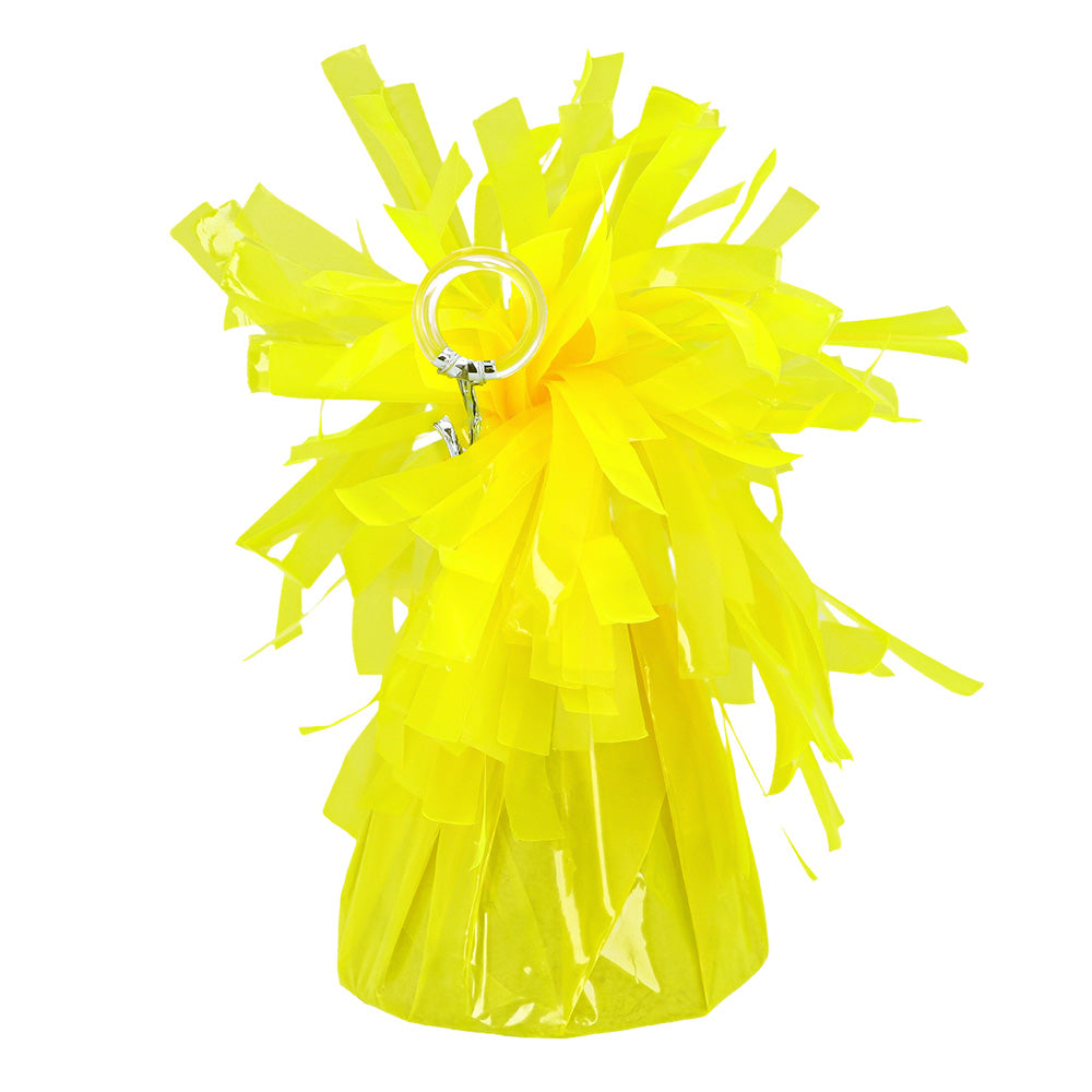 Pompon Talon Jaune Fluo - Accessoire Déguisement Fête