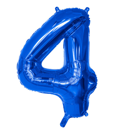 Ballon Géant Chiffre 9 Bleu 86 cm - Fête et Anniversaire