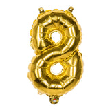Ballon Chiffre 8 Or Géant - Décoration Anniversaire 30 ans