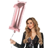 Ballon Chiffre 1 Rose Gold Géant - Décoration Fête