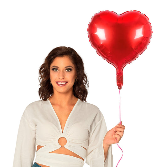 Ballon Cœur Rouge Géant - Décoration Mariage & Saint-Valentin