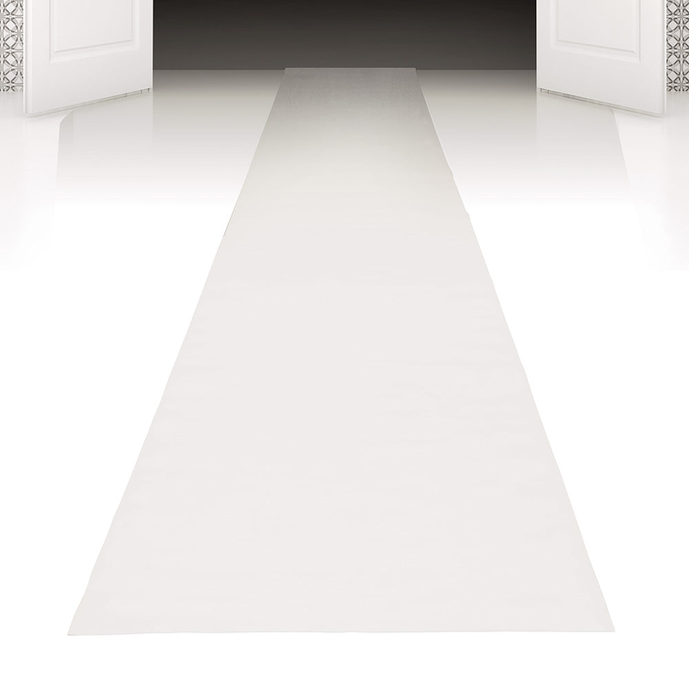 Tapis de Fête Blanc 450x60 cm - Party Carpet Glamour