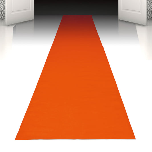 Tapis de Soirée Orange 450x60 cm - Déco Événement