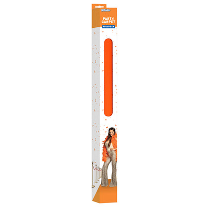 Tapis de Soirée Orange 450x60 cm - Déco Événement