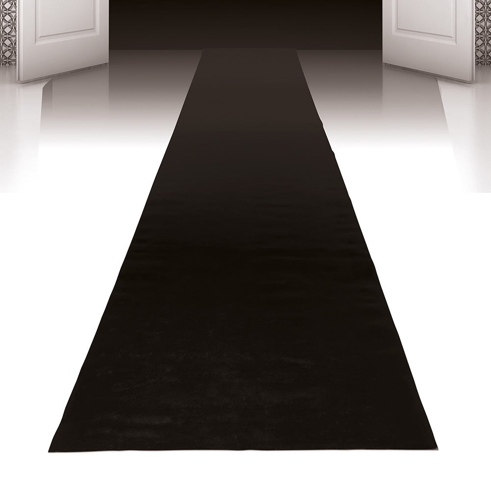 Tapis de Soirée Noir Party Carpet 450x60 cm