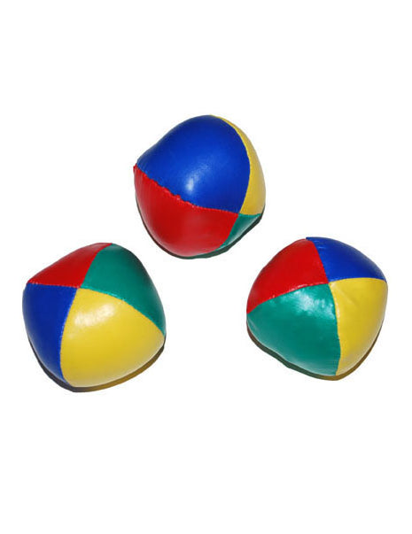 3 Balles jonglage colorées 6 cm