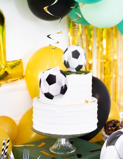 3 Décorations à suspendre Foot party 85 cm