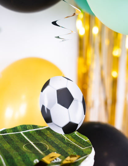 3 Décorations à suspendre Foot party 85 cm
