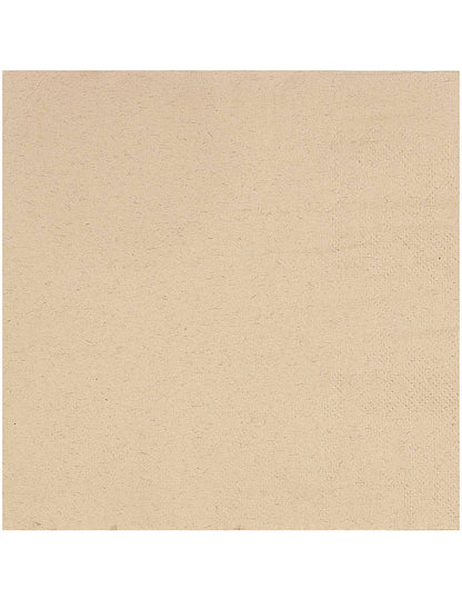 30 Serviettes en papier kraft 33 x 33 cm