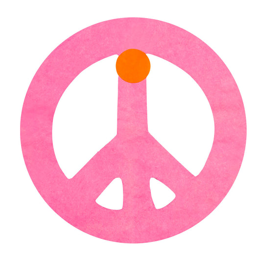 Guirlande Peace & Love Colorée 4m - Décoration Hippie Années 70