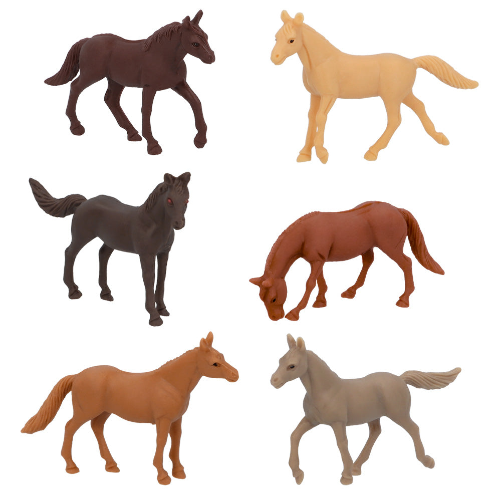 Set de 6 Chevaux Figurines - Animaux Jouet Enfant