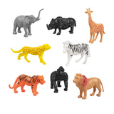 Figurines Animaux Sauvages - Set 8 Pièces Colorées
