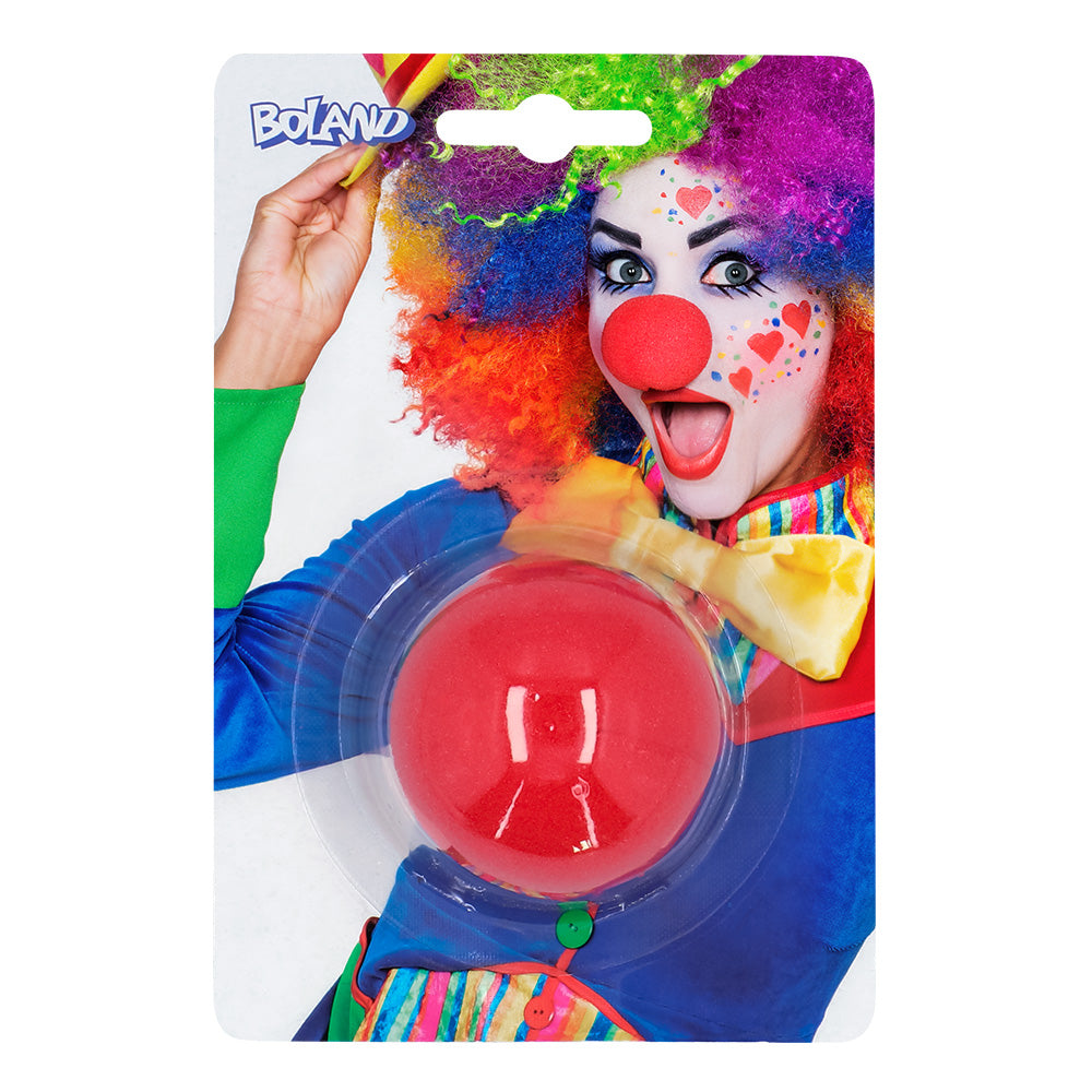 Nez de Clown Rouge Bobo - Accessoire Déguisement Clown