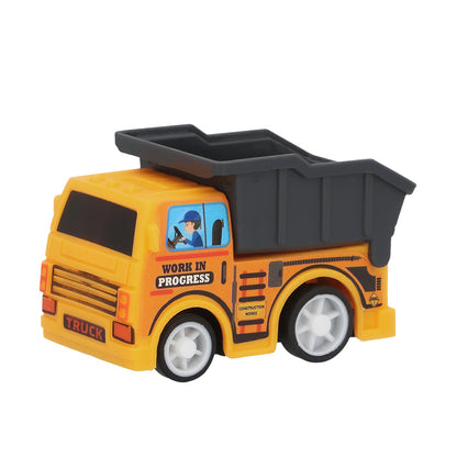 Set 4 Camions de Chantier Jouets avec Accessoires Mobiles