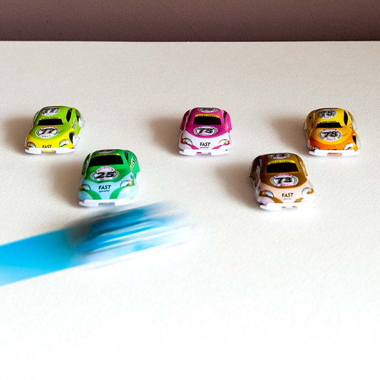 Pack 6 Mini Voitures de Course Colorées - Jouets Enfants