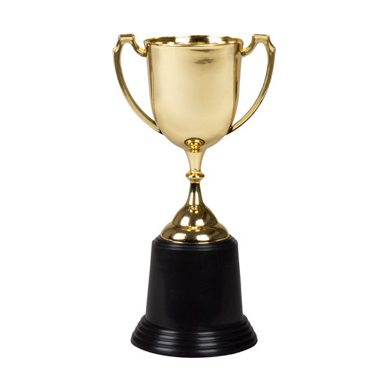 Coupe de Champion en Or - Trophée Doré avec Socle Noir