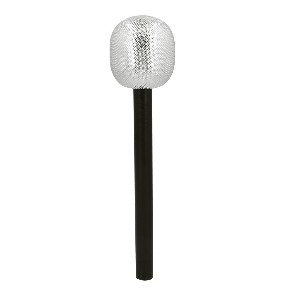 Microphone Argenté Luxe - Accessoire Chanteur & Animateur