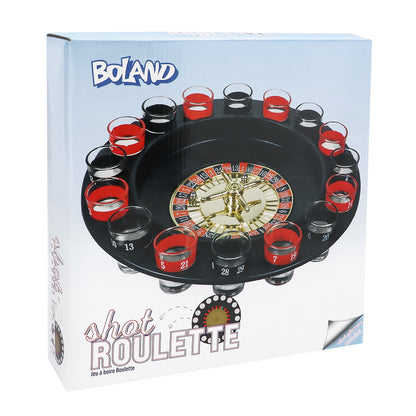 Shot Roulette - Jeu à Boire Roulette avec 16 Verres