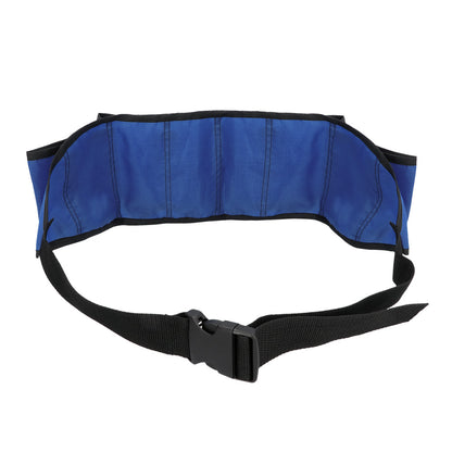 Ceinture à Bière 6 Porte-Canettes Bleue - Accessoire Fête Amusant