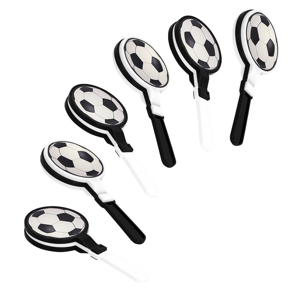 6x Maracas Ballon Football - Accessoire Foot Enfant Fête