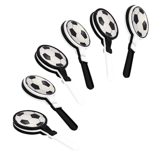 6x Maracas Ballon Football - Accessoire Foot Enfant Fête