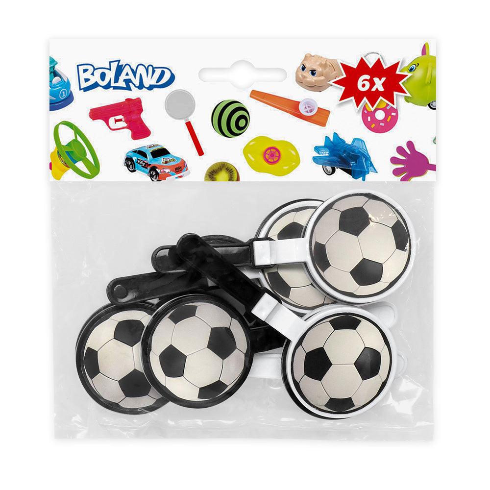 6x Maracas Ballon Football - Accessoire Foot Enfant Fête