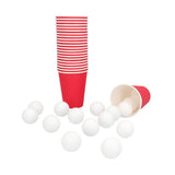 Jeu de Gobelet Pong Party - 16 verres + 12 balles blanches