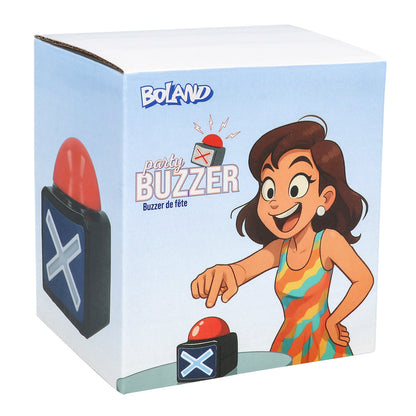 Buzzer de Fête Party Buzzer avec Bouton Rouge et Son