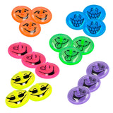 18 Jouets Frisbee Emoji Colorés - Accessoires Fête Enfants