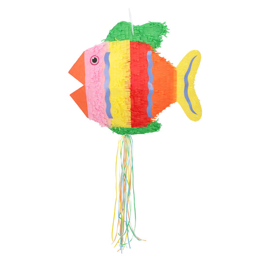 Piñata Poisson Tropical Multicolore 50cm - Jeu Anniversaire