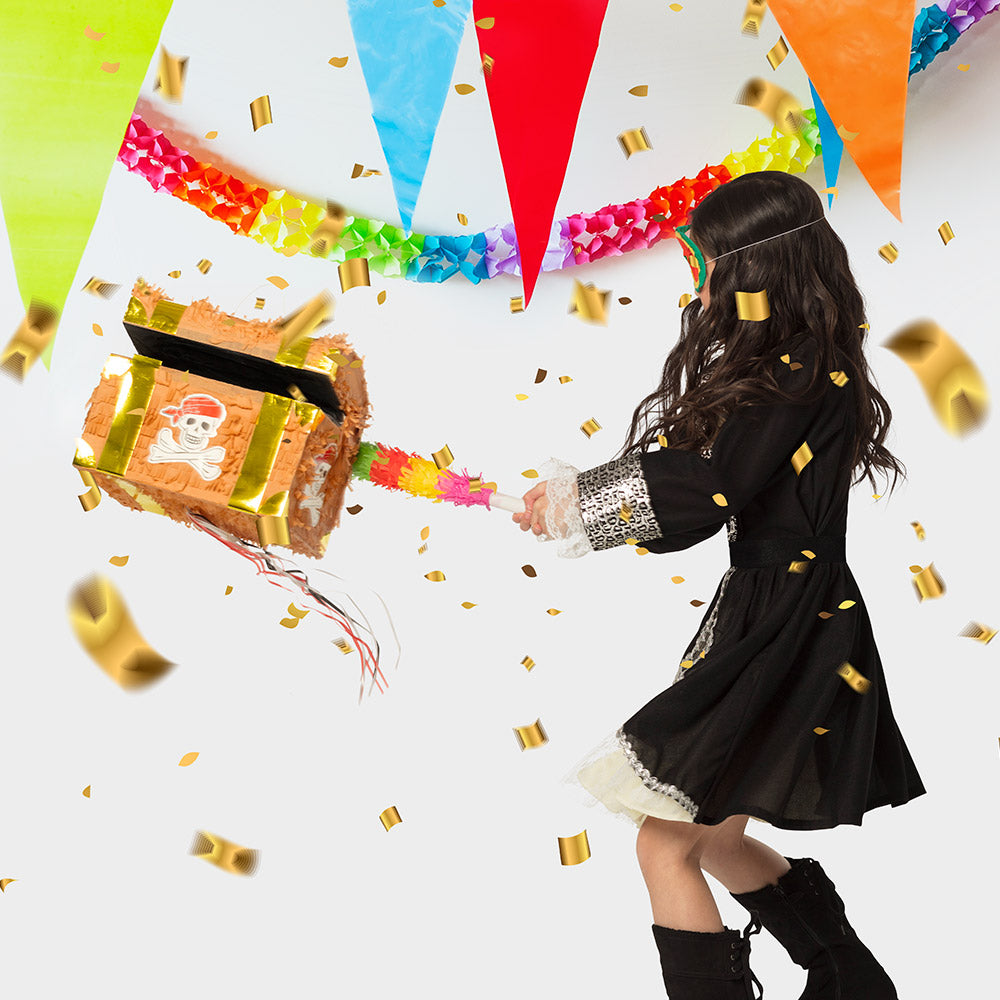 Piñata Bâton Arc-en-ciel Multicolore - Accessoire Fête Enfant