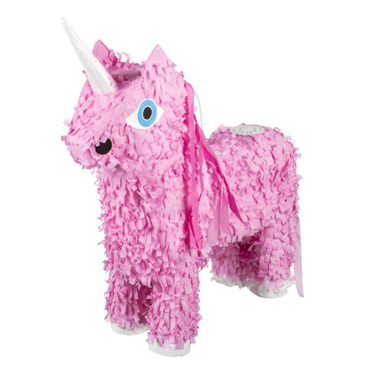 Piñata Licorne Rose avec Crinière - Jeux de Fête