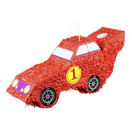 Piñata Voiture de Course Rouge - Décoration Anniversaire Enfant