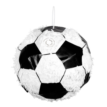 Piñata Ballon de Foot Noir et Blanc - Jeu de Fête