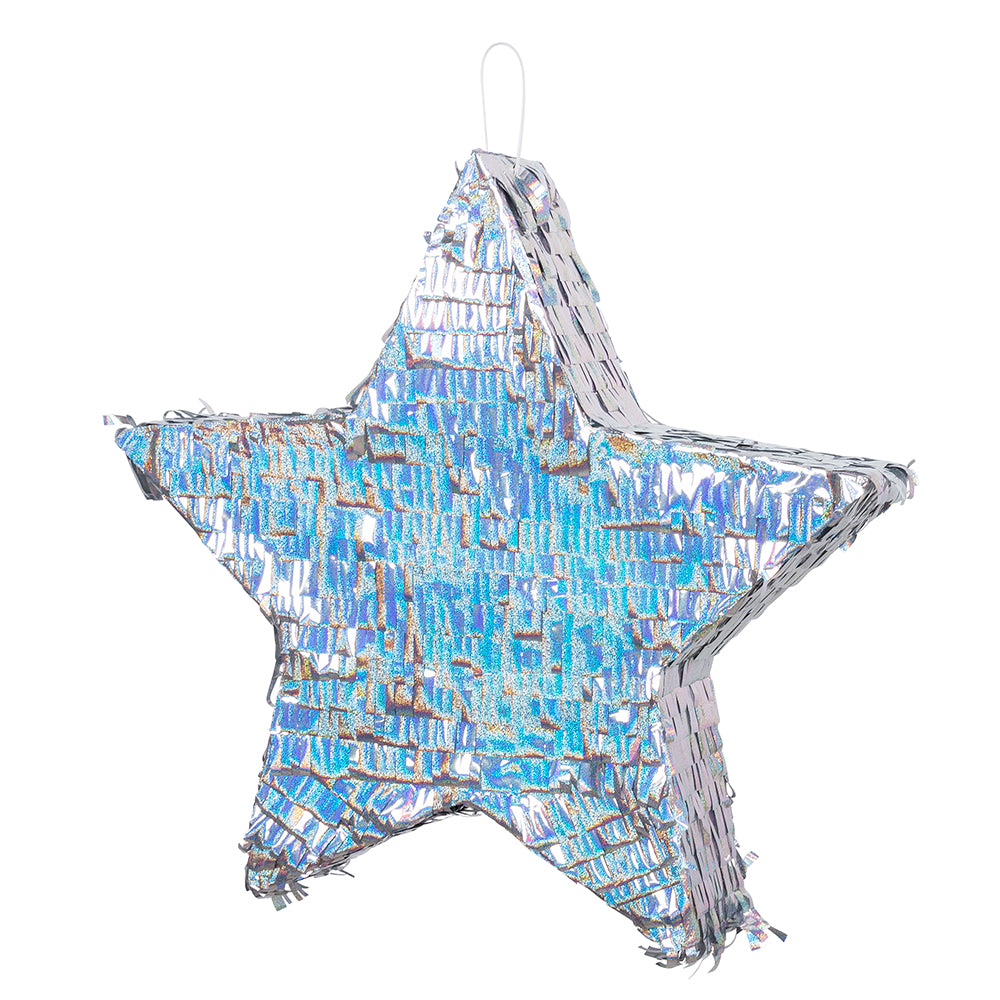 Piñata Étoile Scintillante Bleu - Décoration Fête Réussie