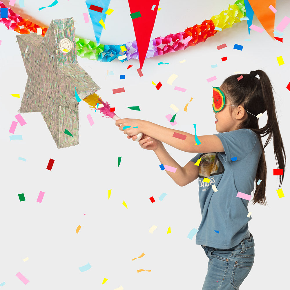Piñata Étoile Scintillante Bleu - Décoration Fête Réussie