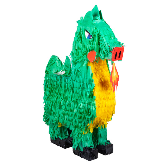 Pinata Lama Vert Géante - Jeu de Fête Coloré