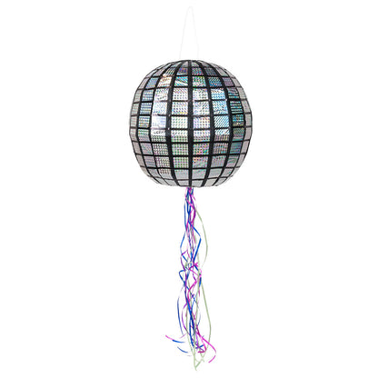 Lanterne Boule Disco à Paillettes - Décoration Soirée Années 70