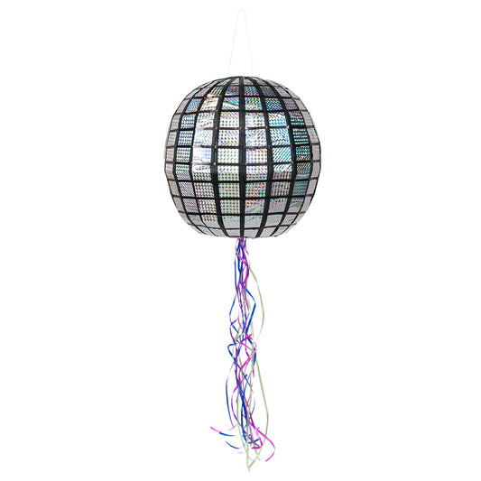 Lanterne Boule Disco à Paillettes - Décoration Soirée Années 70