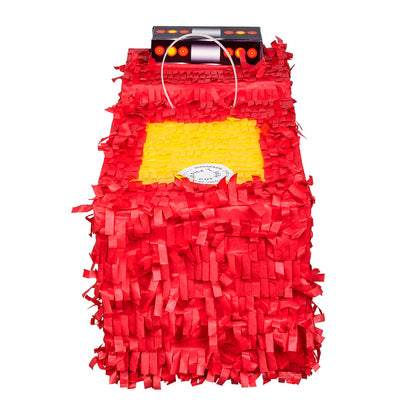 Piñata Camion de Pompiers Rouge - Jeu Anniversaire Enfant