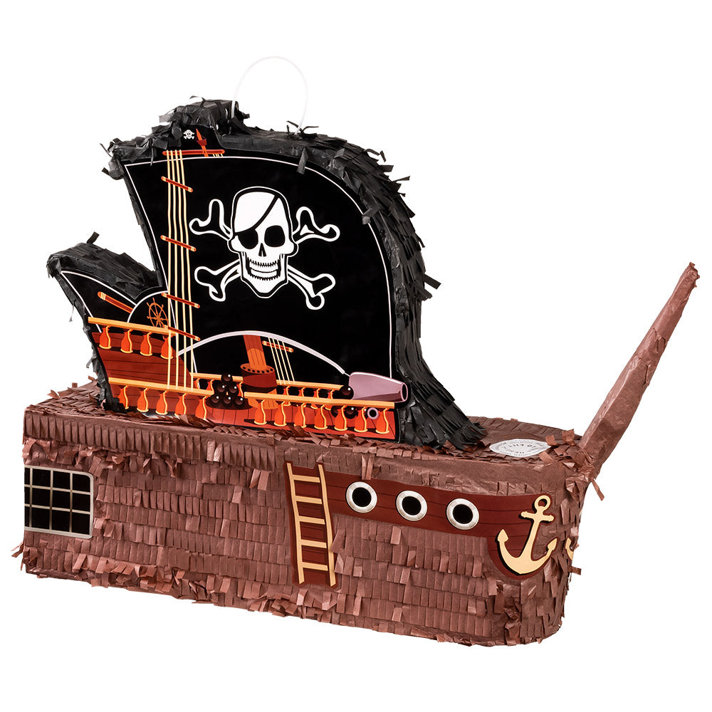 Piñata Bateau Pirate Skull - Jeu Festif pour Anniversaires